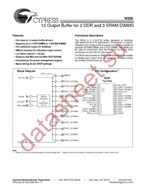 W256H datasheet  